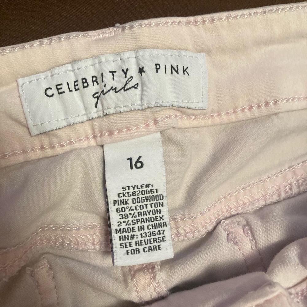 Celebrity pink/Pink jagging’s size 16 in women’s